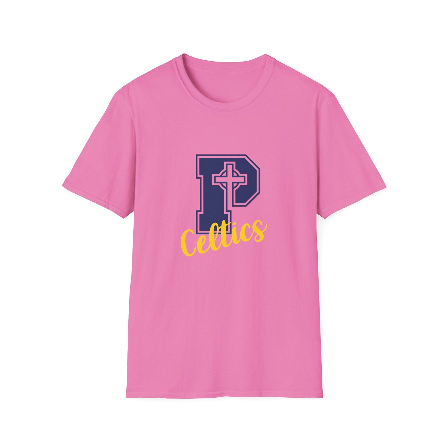 Celtics P - Adult Cotton Softstyle T-Shirt
