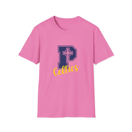 Celtics P - Adult Cotton Softstyle T-Shirt