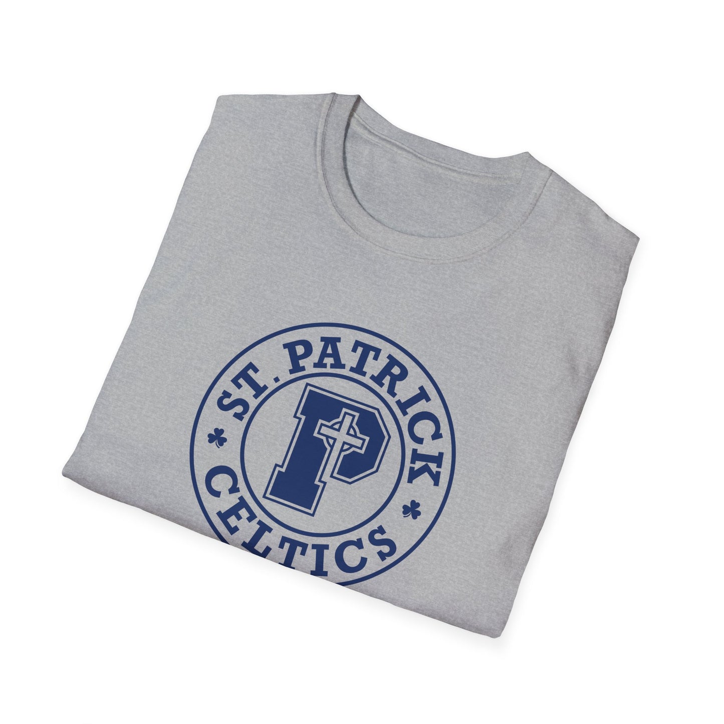 St Patricks Emblem - Adult Cotton Softstyle T-Shirt