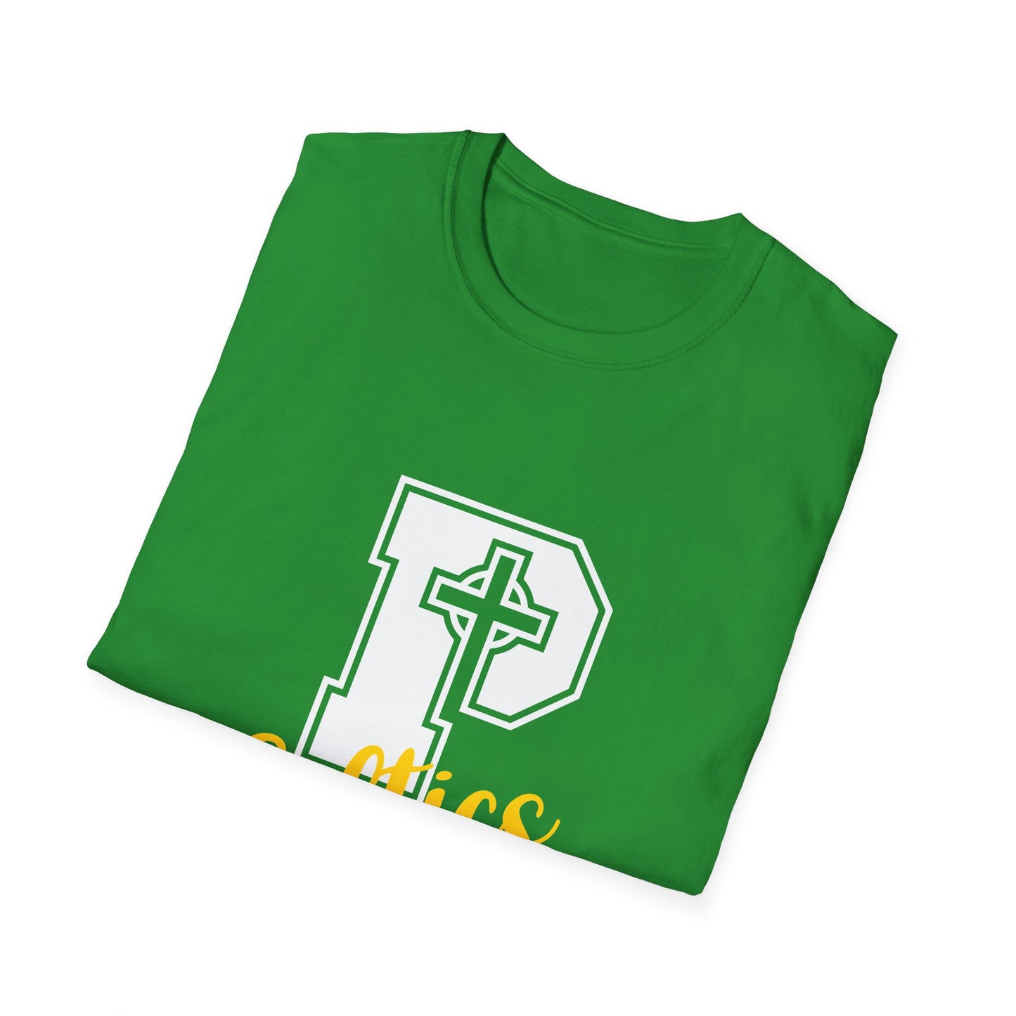 Celtics P - Adult Cotton Softstyle T-Shirt