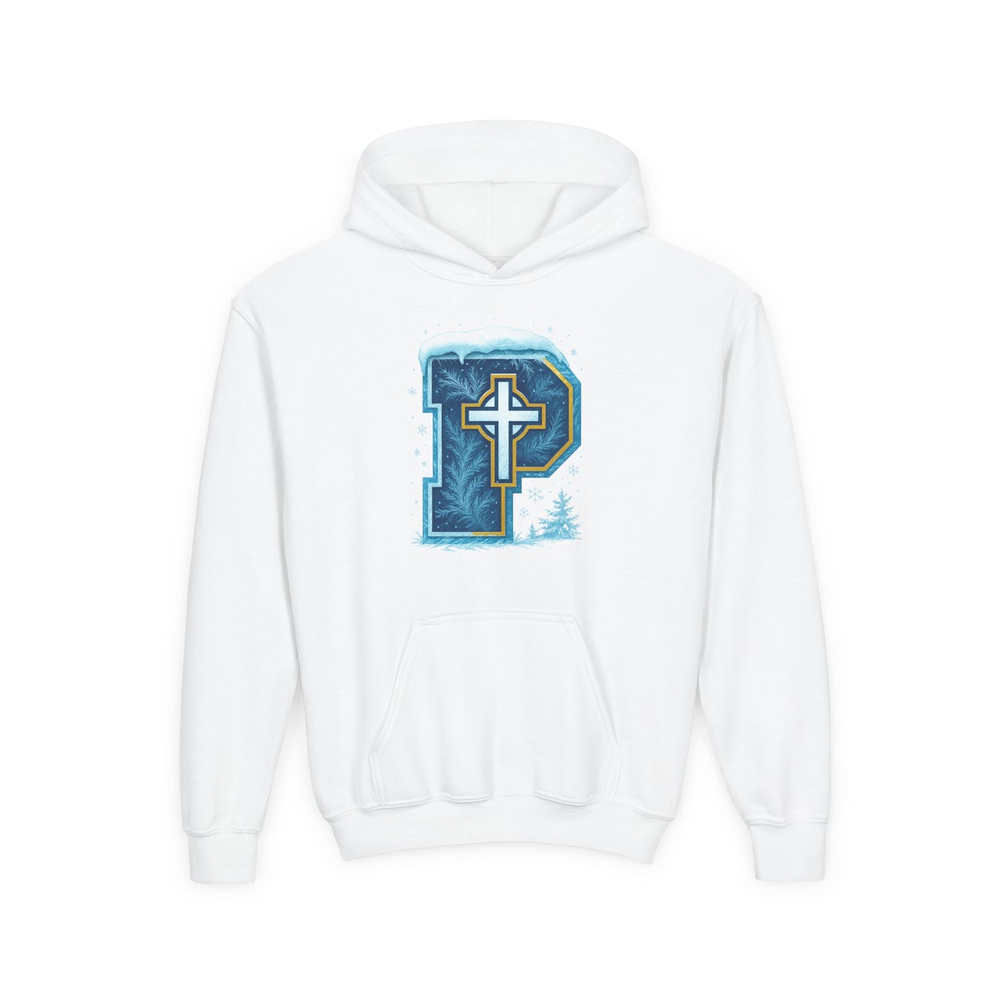 Snow P - Youth Heavy Blend Hooded Sweatshirt