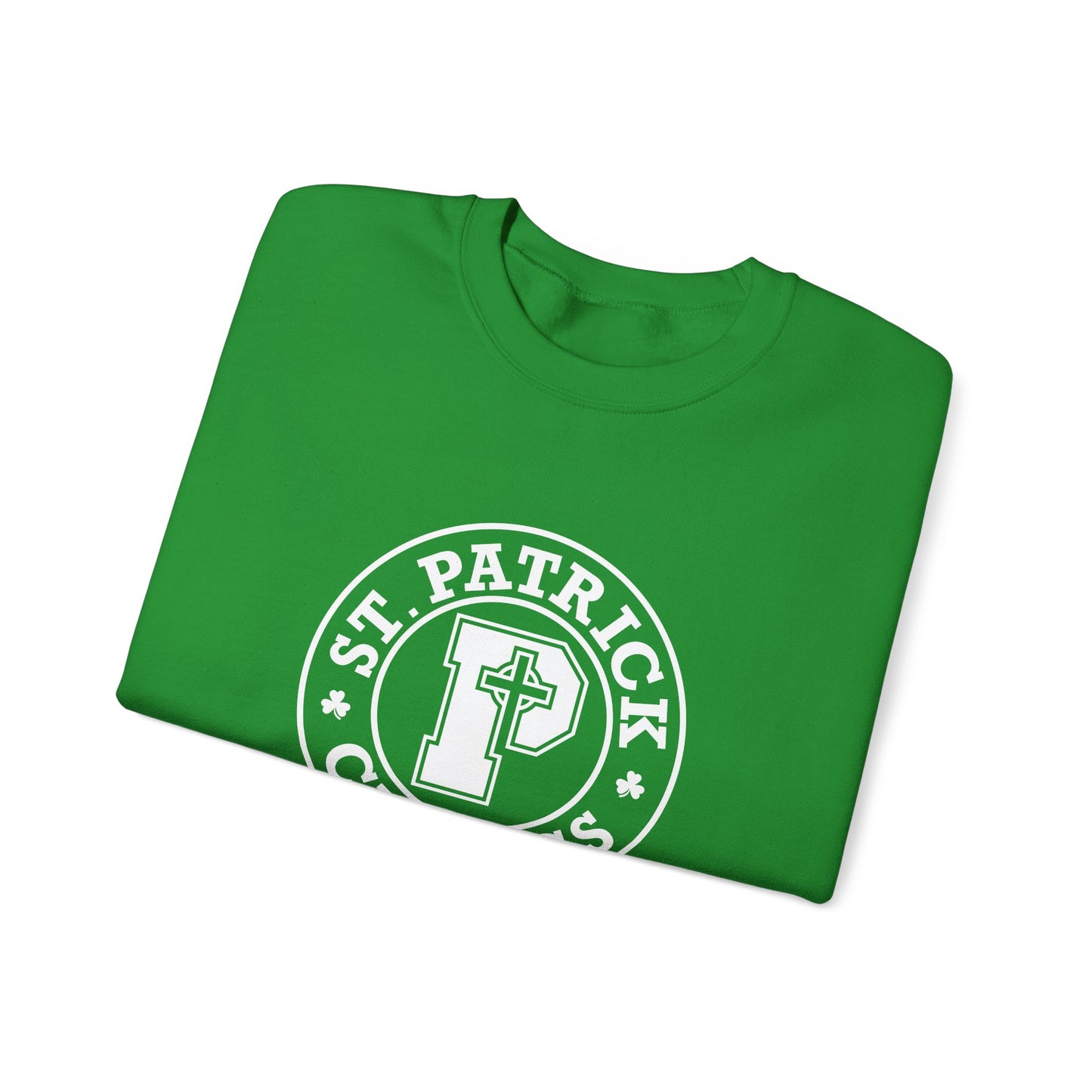 St Patricks Emblem - Adult Casual Crewneck Sweatshirt