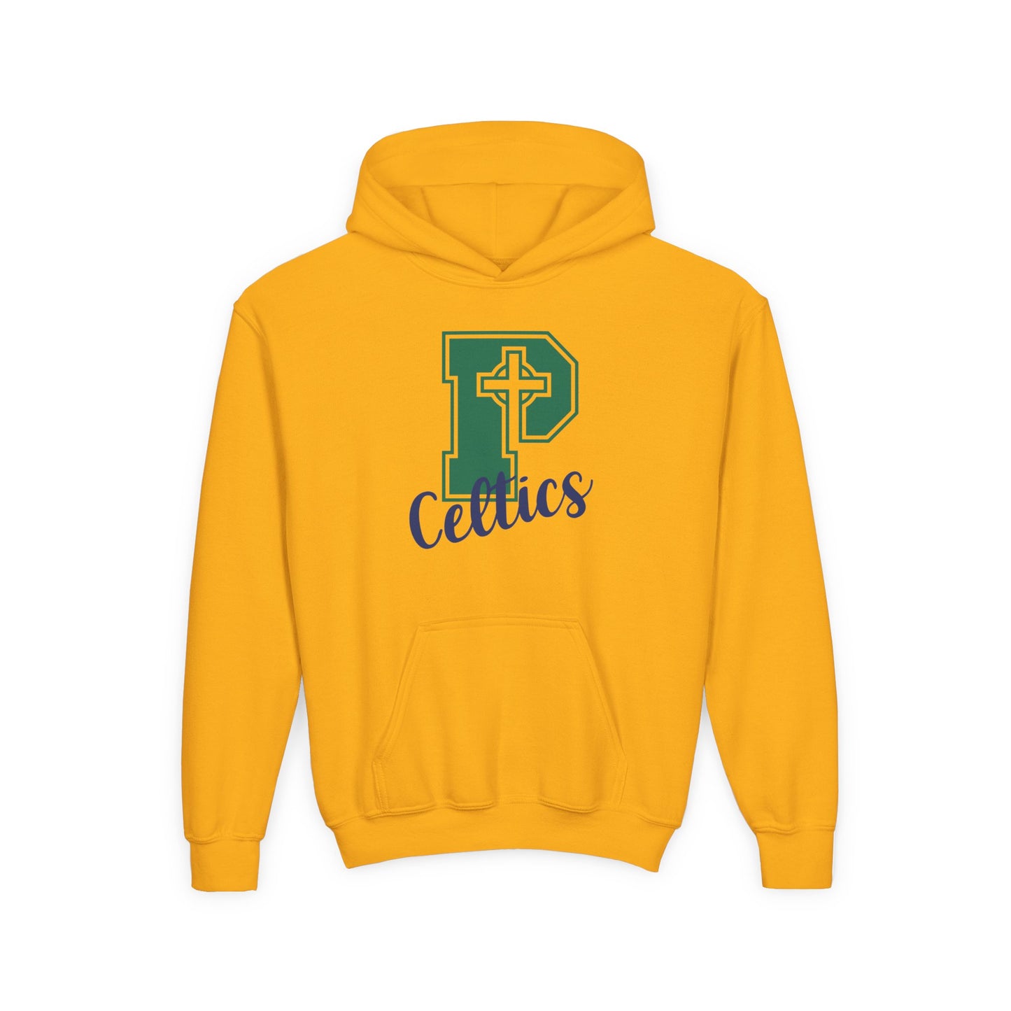 Celtics P - Youth Heavy Blend Hooded Sweatshirt