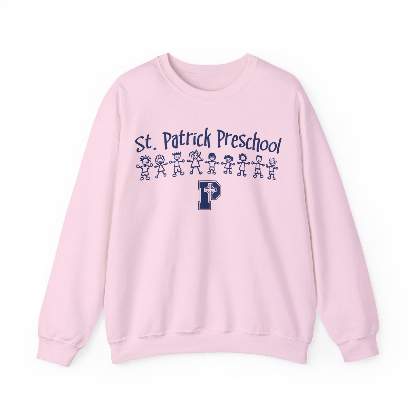 St Patricks Preschool - Adult Casual Crewneck Sweatshirt