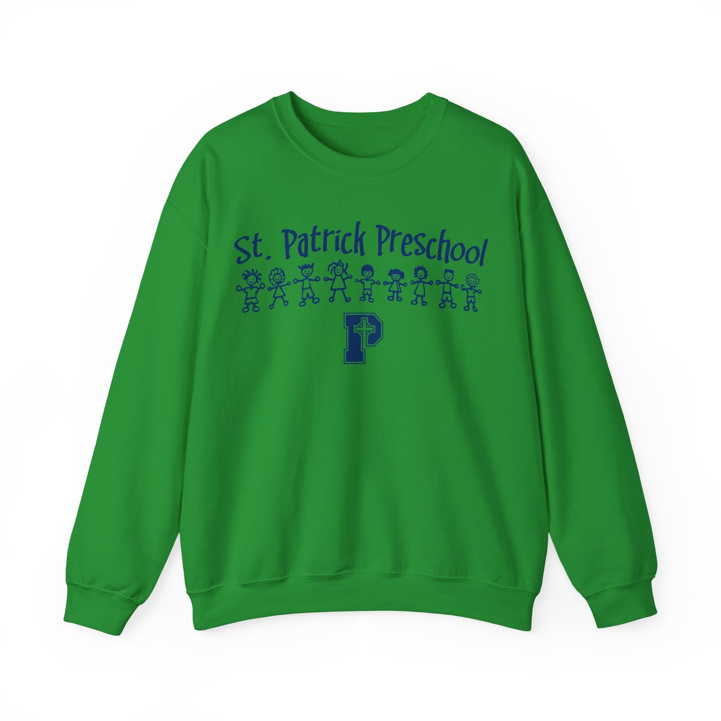 St Patricks Preschool - Adult Casual Crewneck Sweatshirt