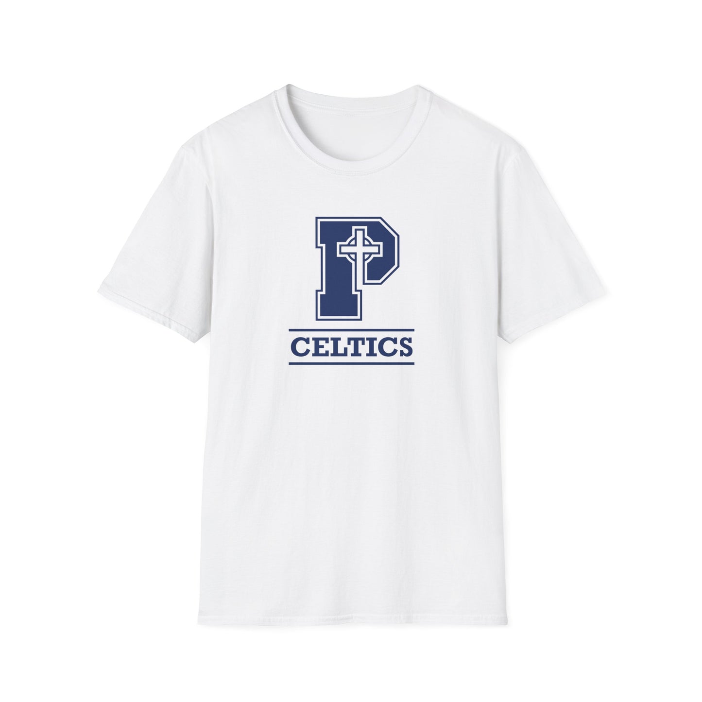 Celtics P - Adult Cotton Softstyle T-Shirt