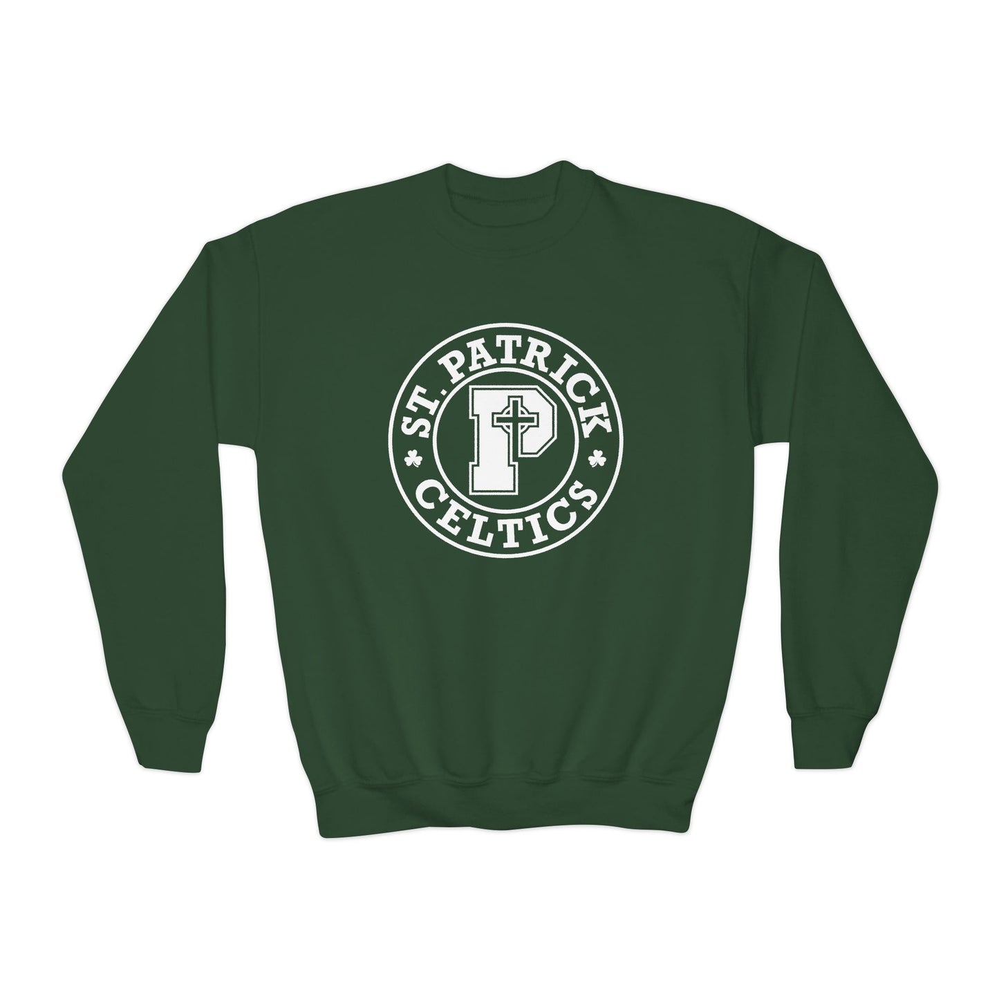 St Patricks Emblem - Youth Crewneck Sweatshirt