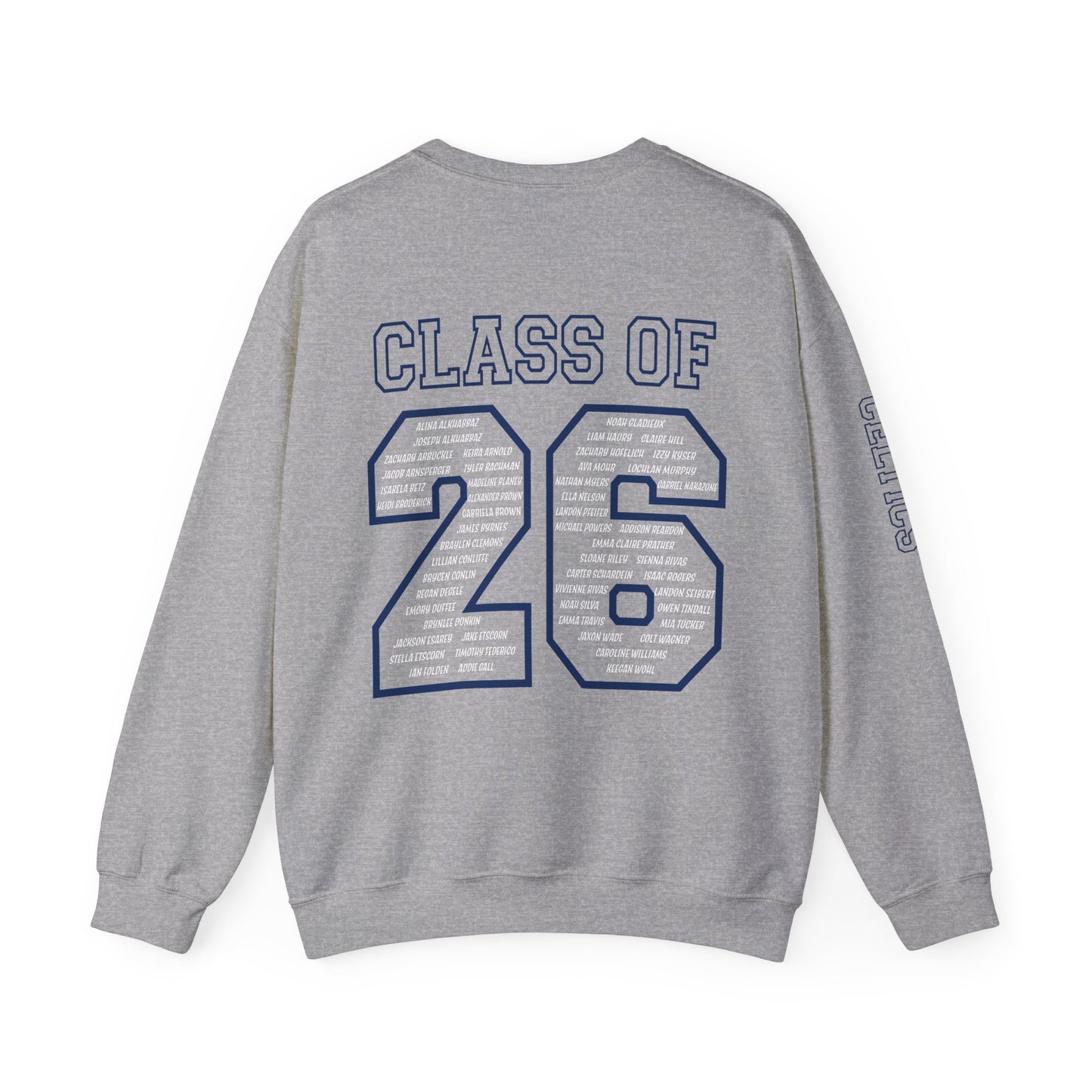 8th Grade Class of 2026 - Adult Casual Crewneck Sweatshirt