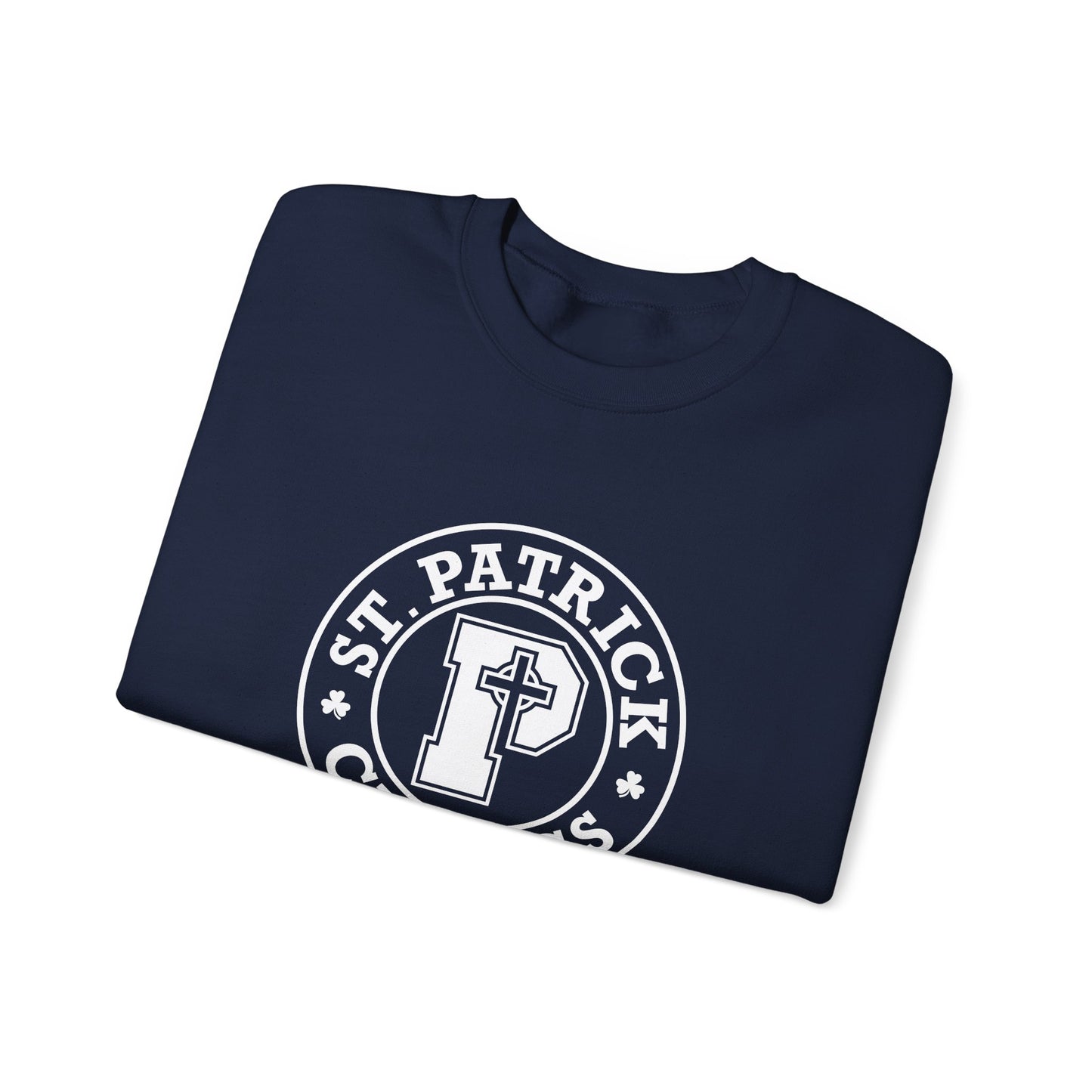 St Patricks Emblem - Adult Casual Crewneck Sweatshirt