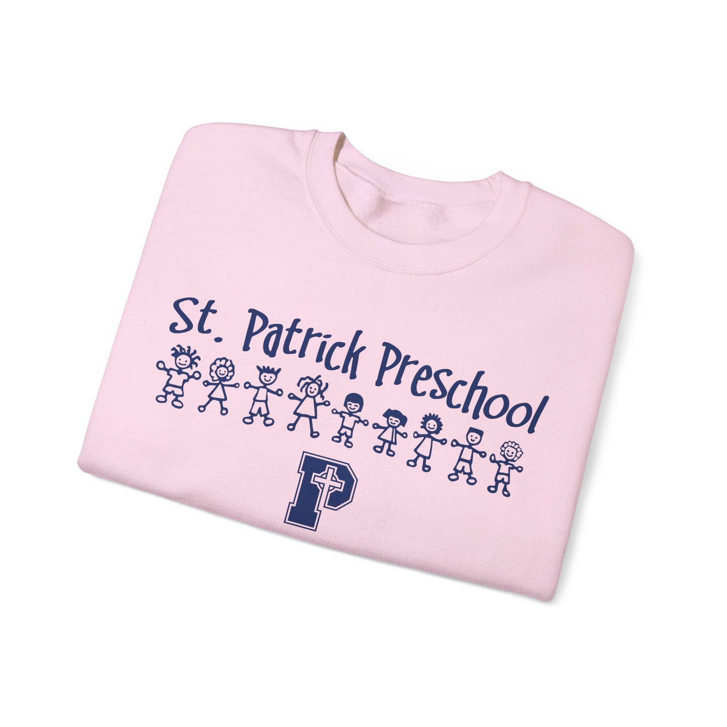 St Patricks Preschool - Adult Casual Crewneck Sweatshirt