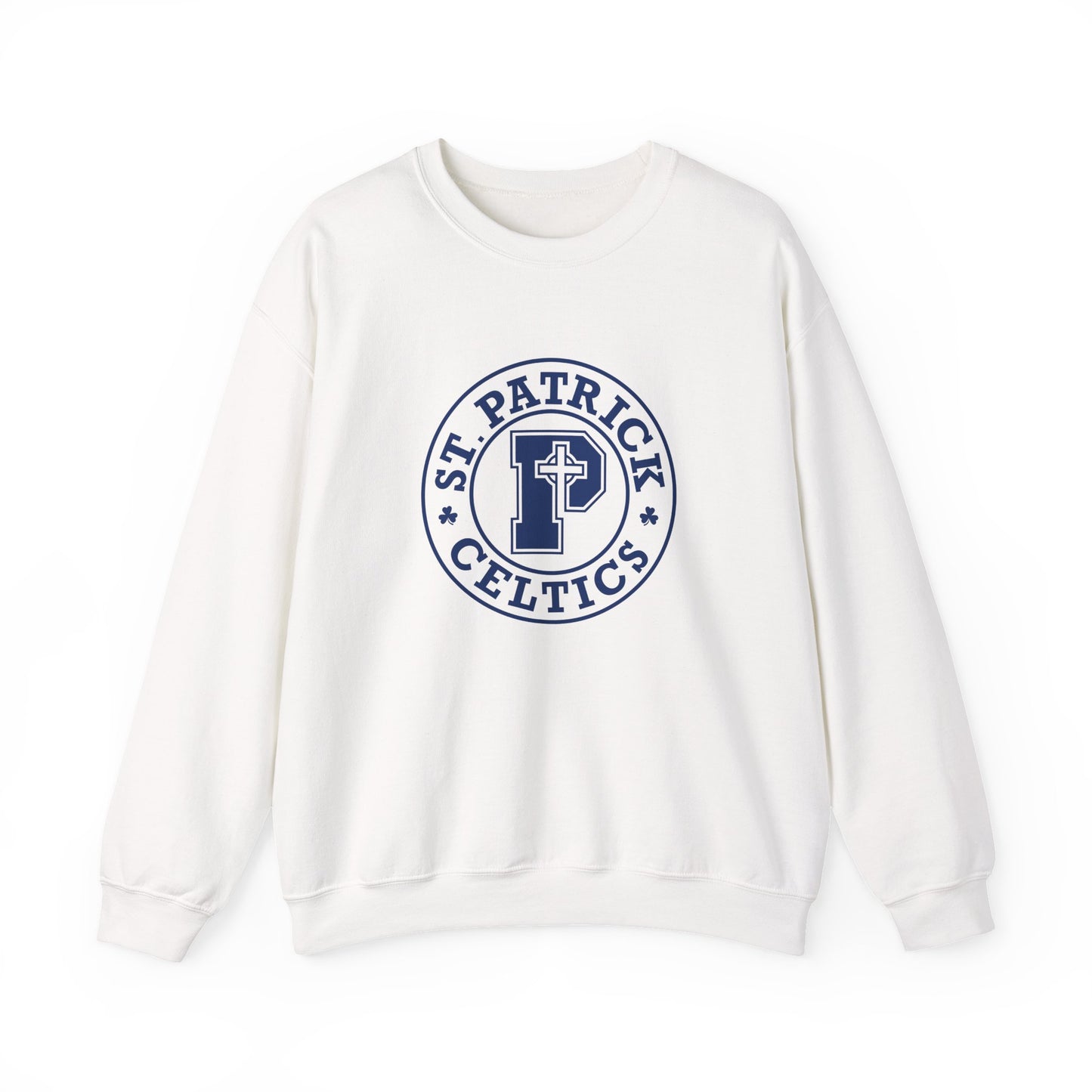 St Patricks Emblem - Adult Casual Crewneck Sweatshirt