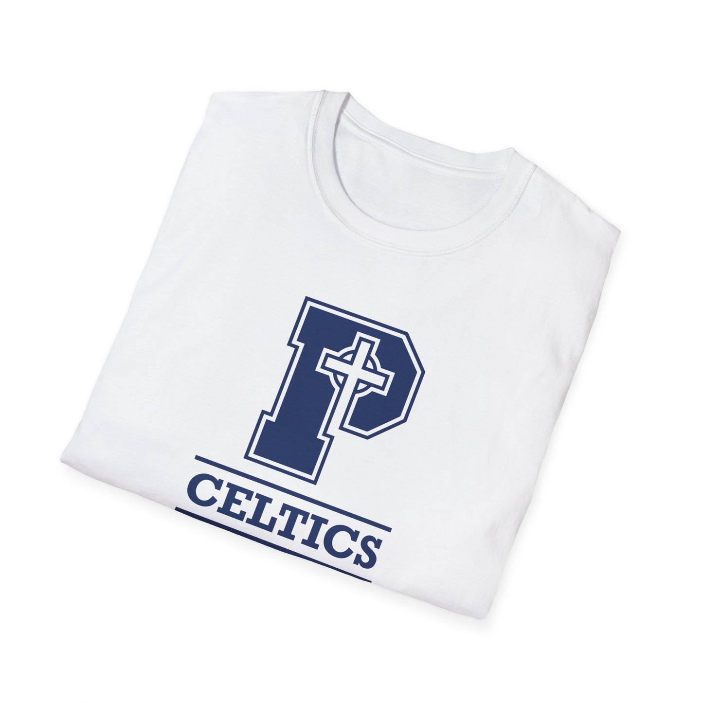 Celtics P - Adult Cotton Softstyle T-Shirt
