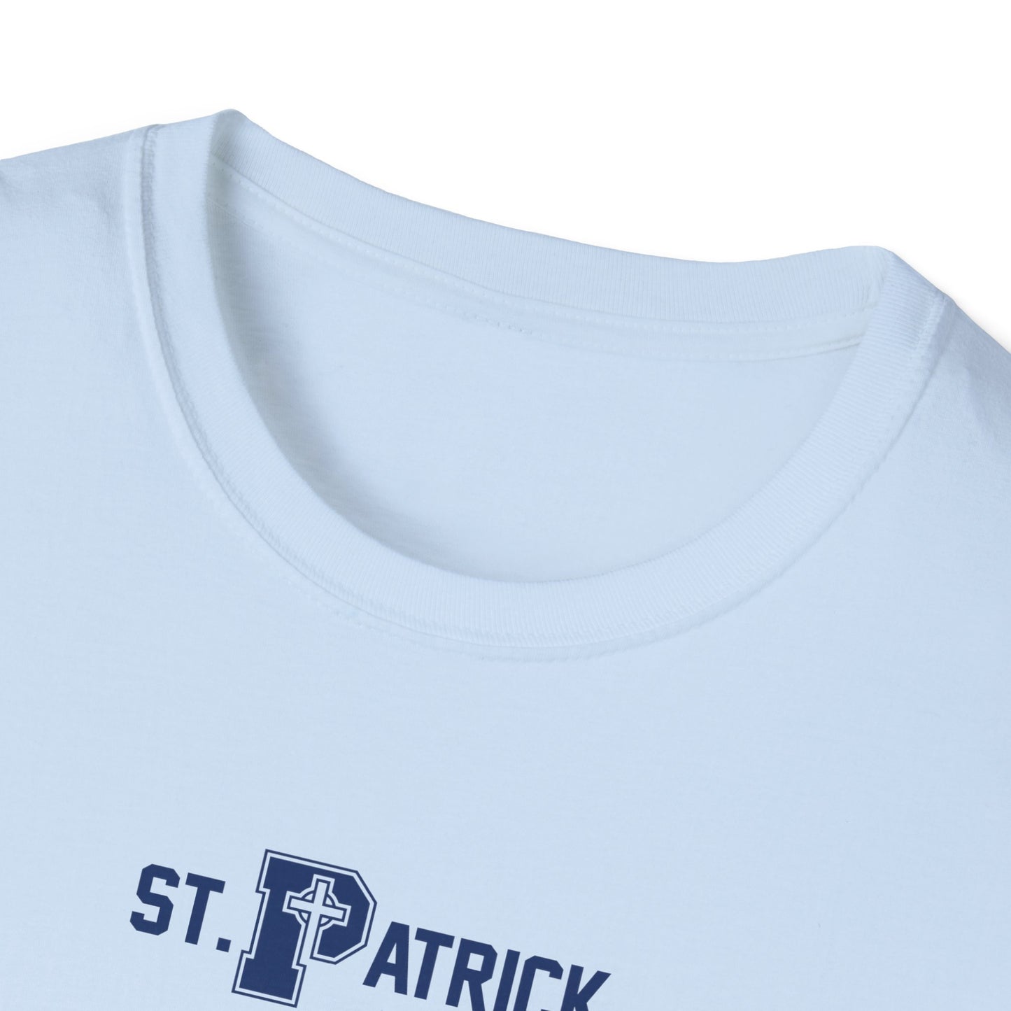 St Patrick Logo with Big Grandparent - Adult Cotton Softstyle T-Shirt