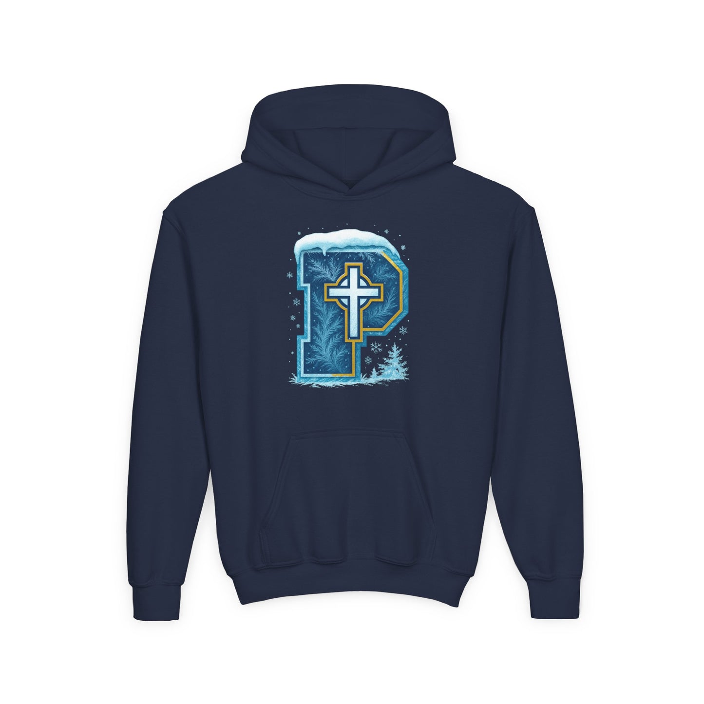 Snow P - Youth Heavy Blend Hooded Sweatshirt