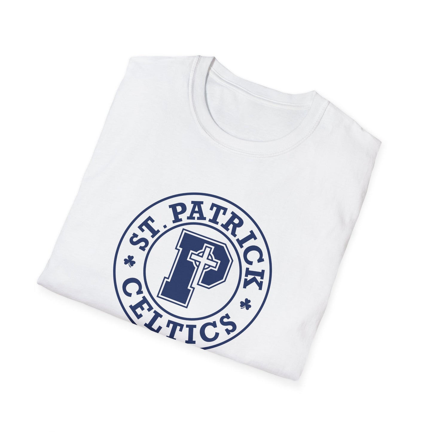St Patricks Emblem - Adult Cotton Softstyle T-Shirt