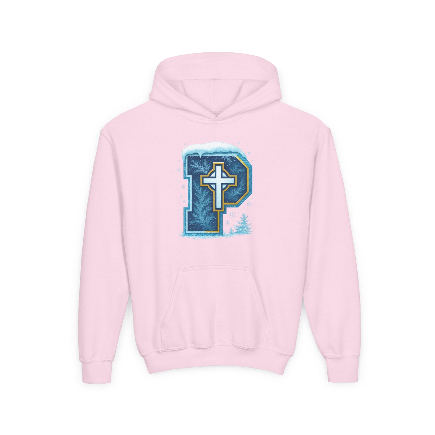 Snow P - Youth Heavy Blend Hooded Sweatshirt