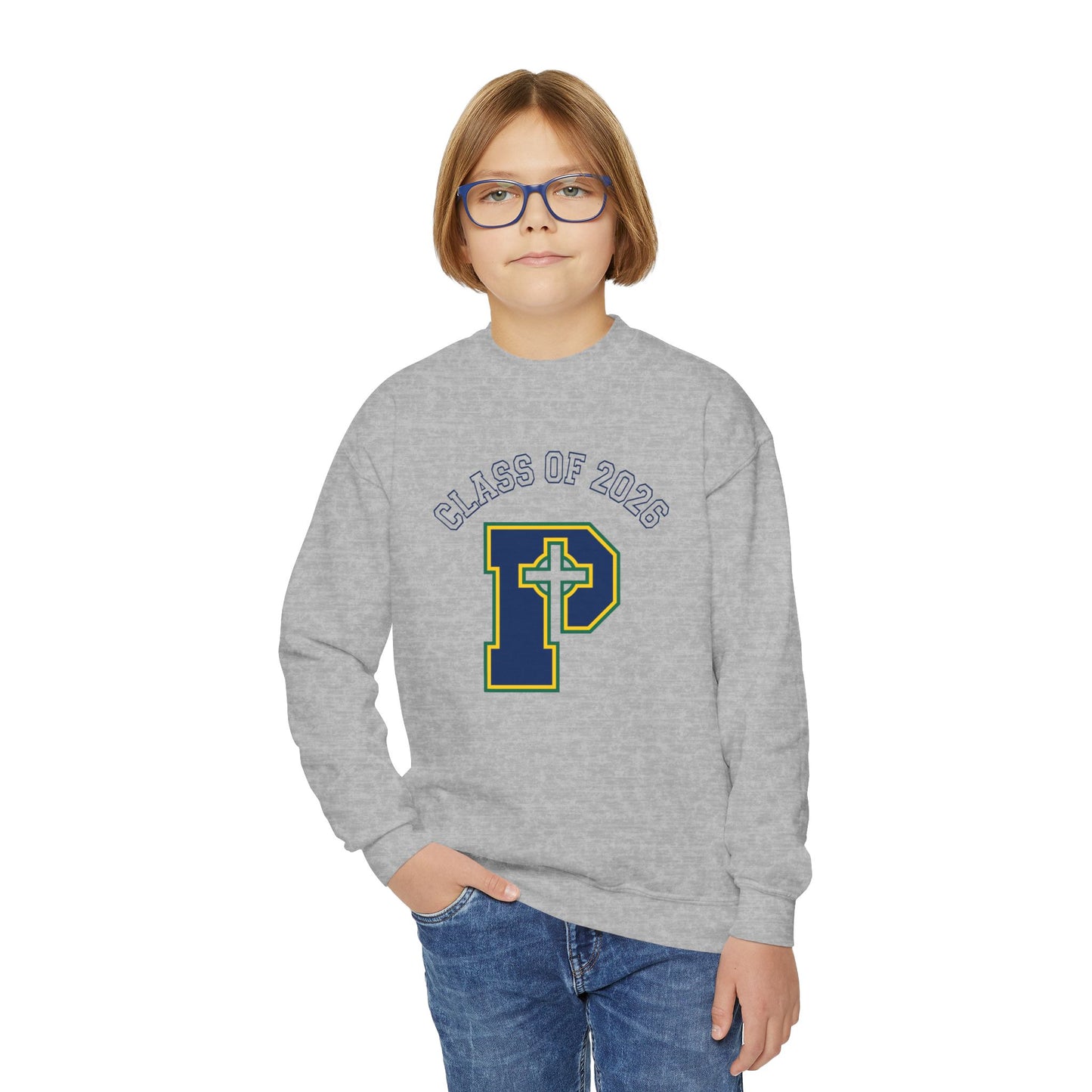 8th Grade Class of 2026 - Youth Crewneck Sweatshirt