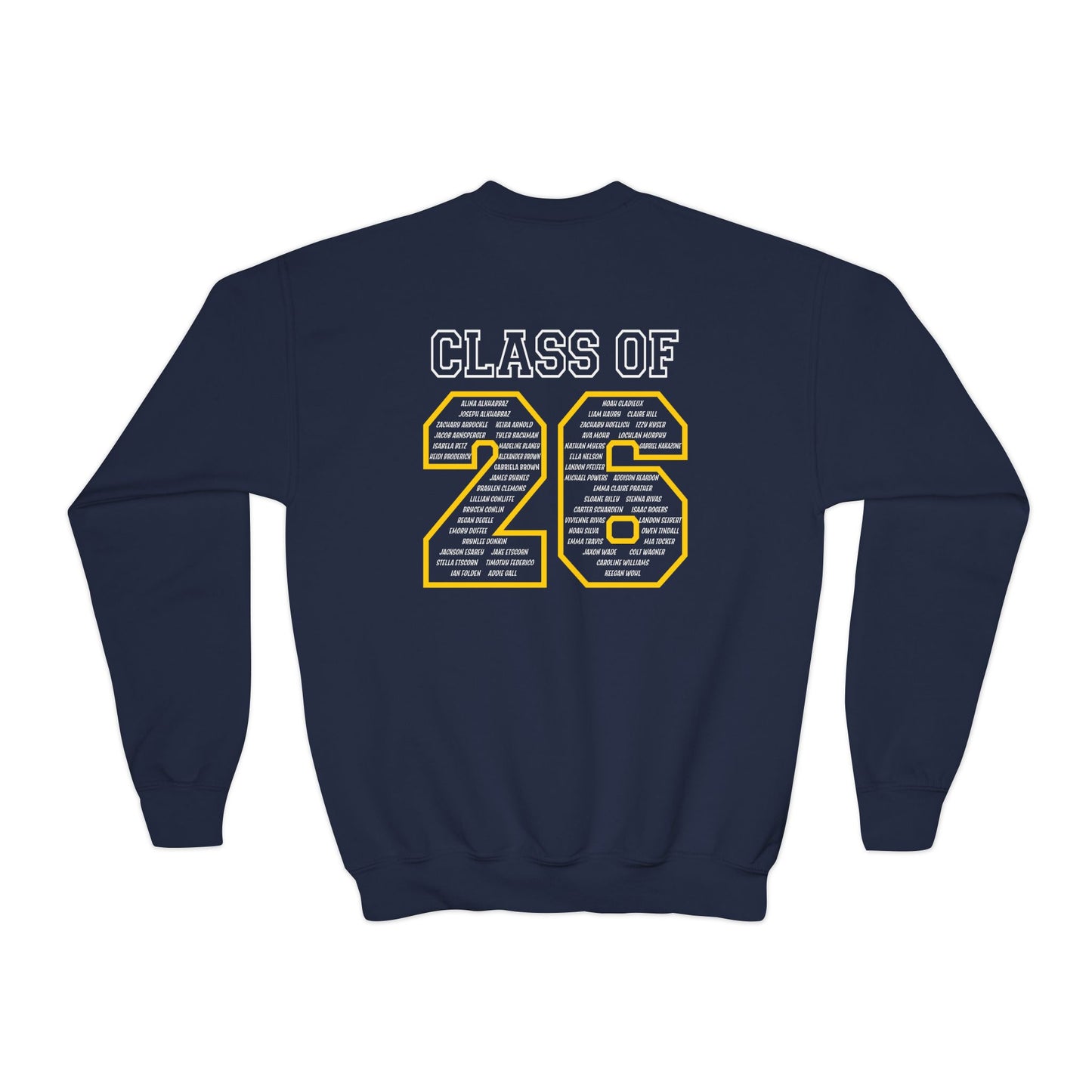8th Grade Class of 2026 - Youth Crewneck Sweatshirt