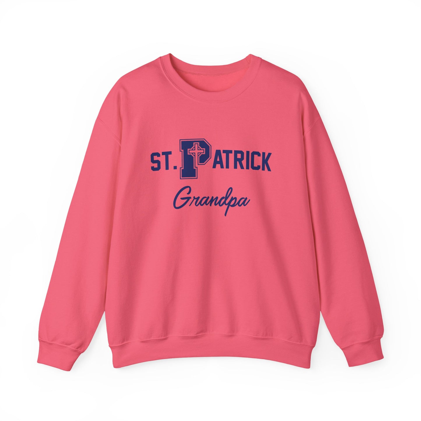 St Patrick Grandparent, Grandpa - Adult Casual Crewneck Sweatshirt