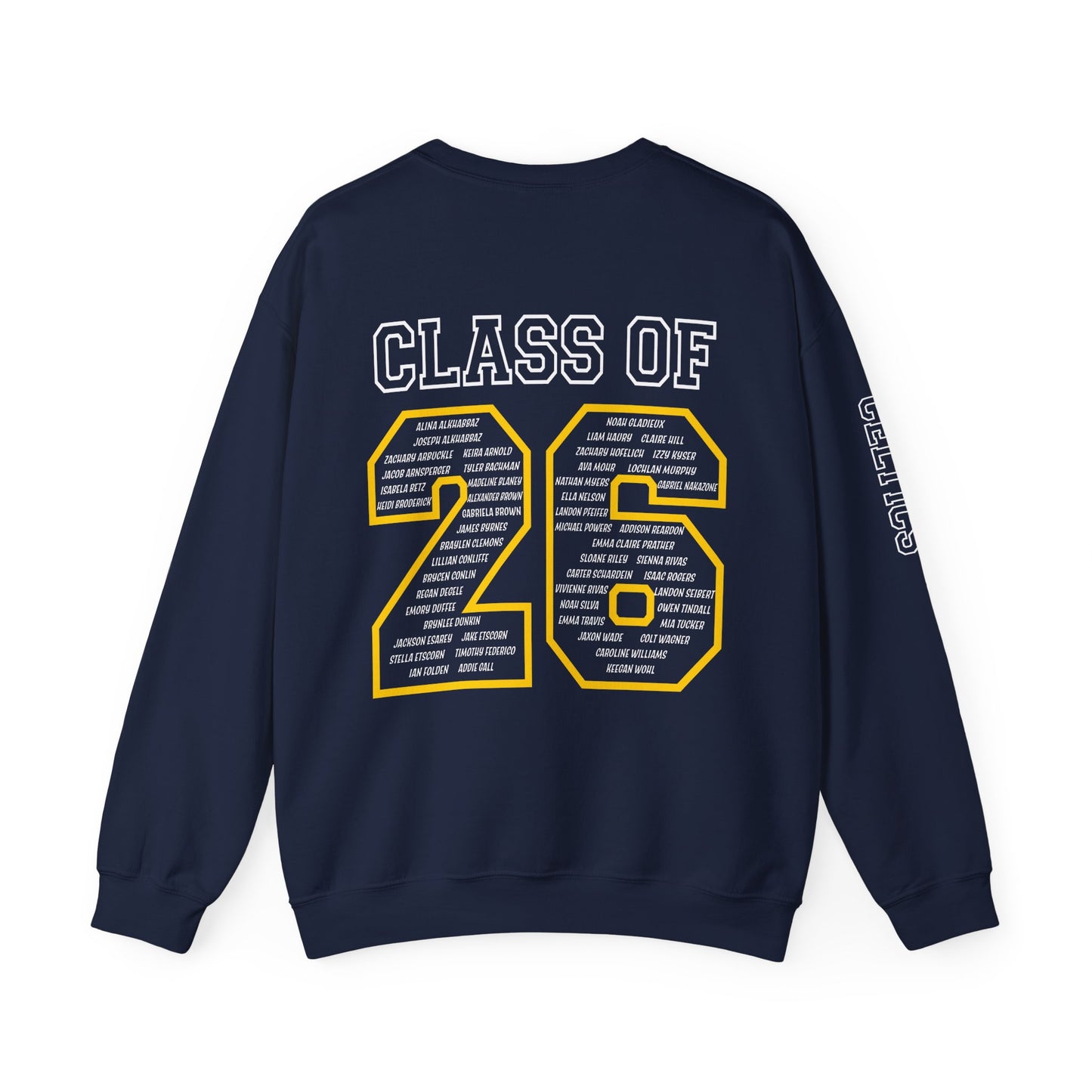 8th Grade Class of 2026 - Adult Casual Crewneck Sweatshirt